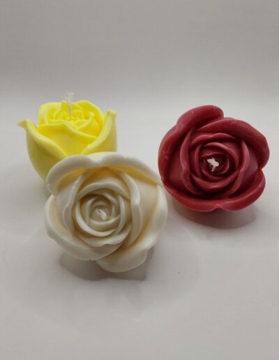 Kerze Rose