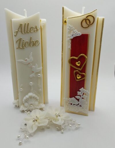 Hochzeitskerze Bogenkerze